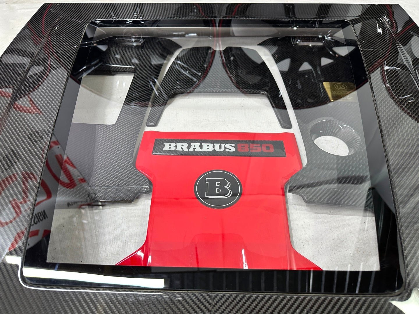 Carbon fiber Brabus Rocket P 900 edition hood scoop with undercover for Mercedes Benz W463A - Custom Class