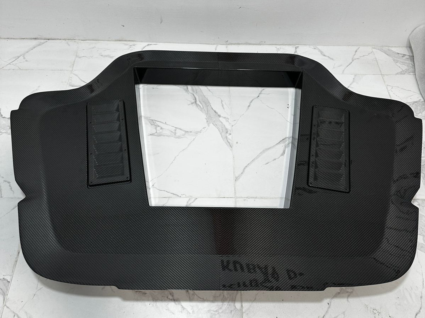 Carbon fiber Brabus Rocket P 900 edition hood scoop with undercover for Mercedes Benz W463A - Custom Class