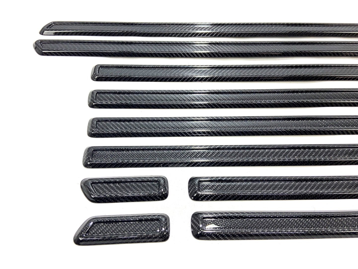Carbon fiber Brabus side mouldings trim Rocket G900 for Mercedes-Benz W463a W464 - Custom Class