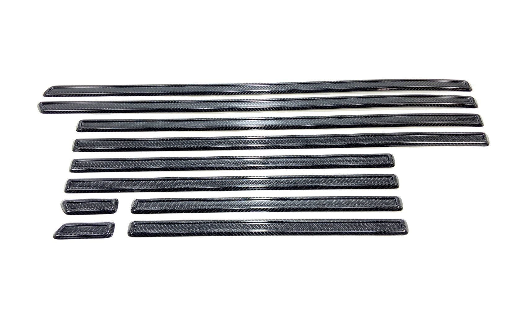 Carbon fiber Brabus side mouldings trim Rocket G900 for Mercedes-Benz W463a W464 - Custom Class