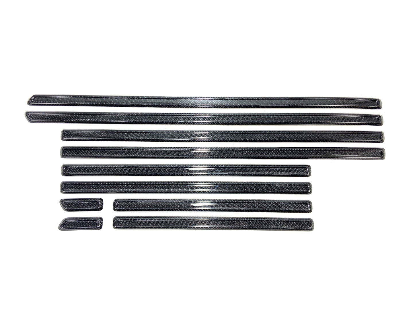 Carbon fiber Brabus side mouldings trim Rocket G900 for Mercedes-Benz W463a W464 - Custom Class