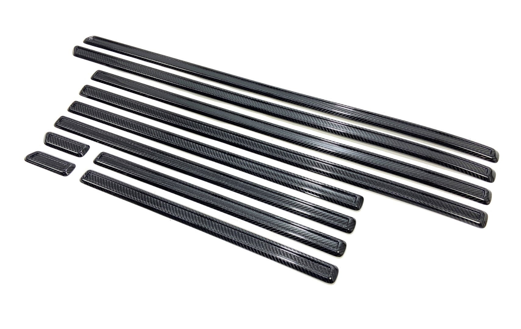 Carbon fiber Brabus side mouldings trim Rocket G900 for Mercedes-Benz W463a W464 - Custom Class