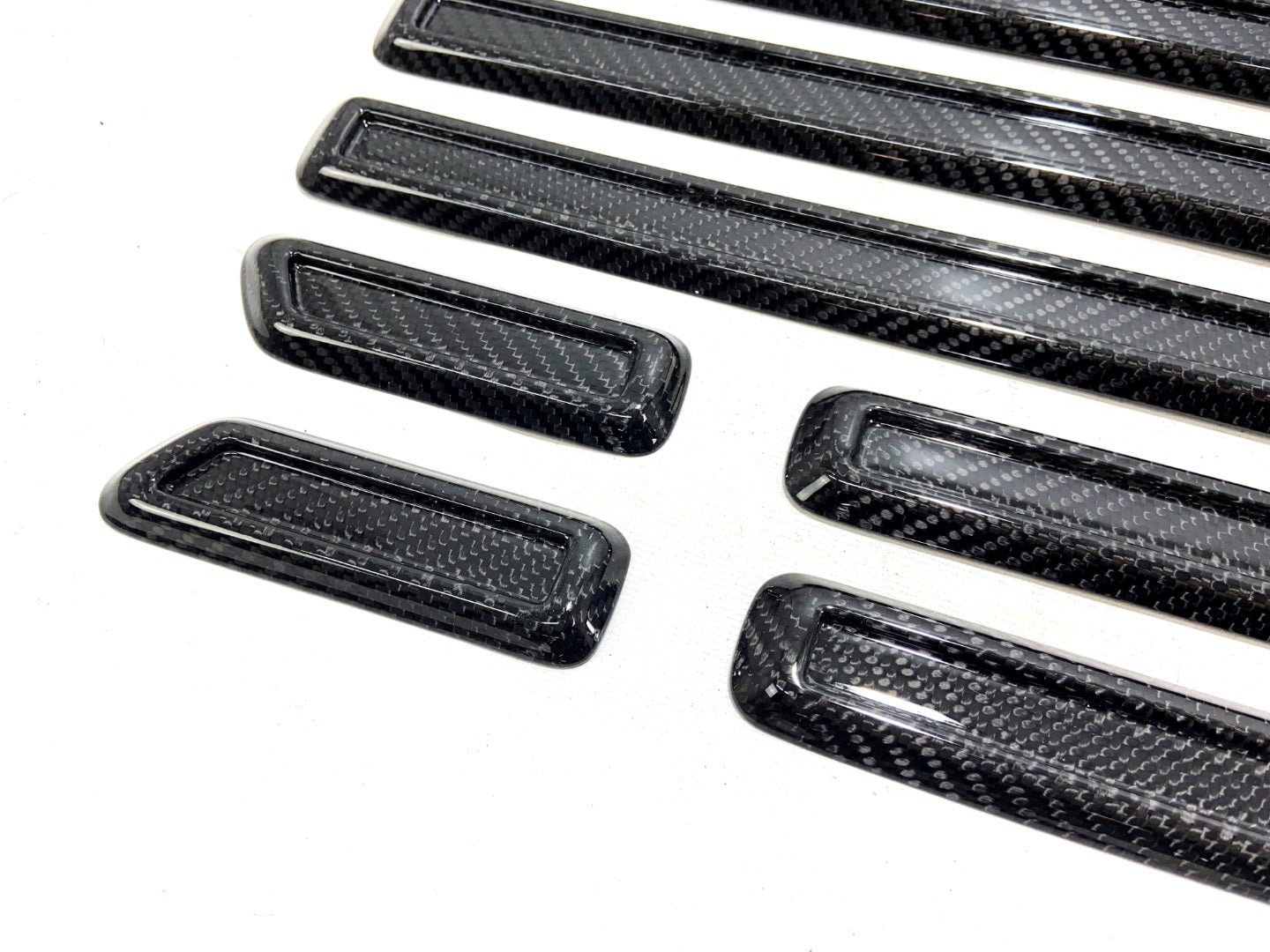 Carbon fiber Brabus side mouldings trim Rocket G900 for Mercedes-Benz W463a W464 - Custom Class