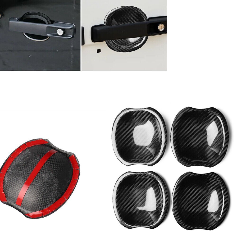 Carbon Fiber Door Bowl Handle cover 5 pcs for Mercedes-Benz W463A W464 G Wagon 2019+ - Custom Class
