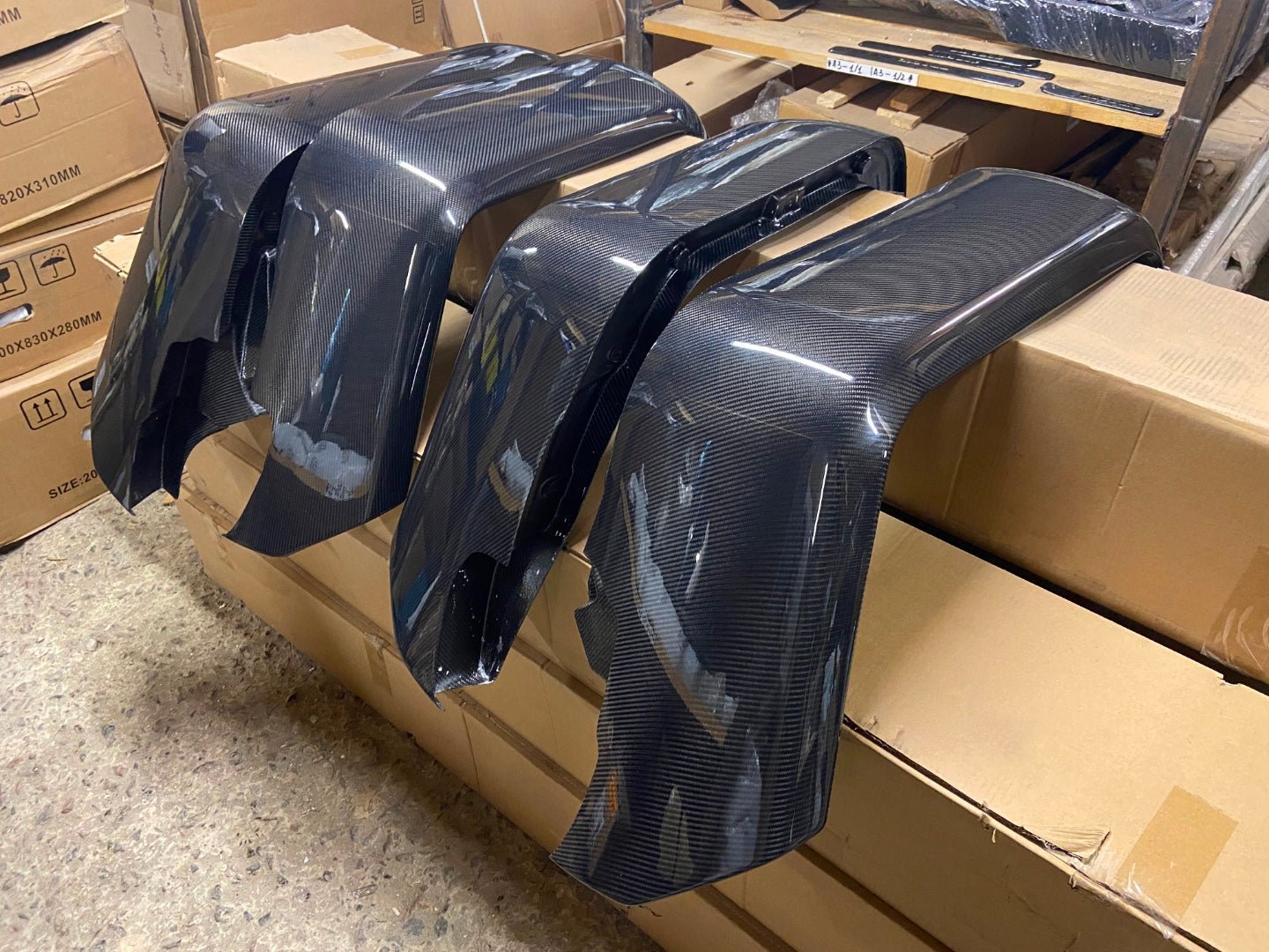 Carbon fiber fender flares Brabus for Mercedes-Benz W463 G-Wagon 4x4 Squared - Custom Class