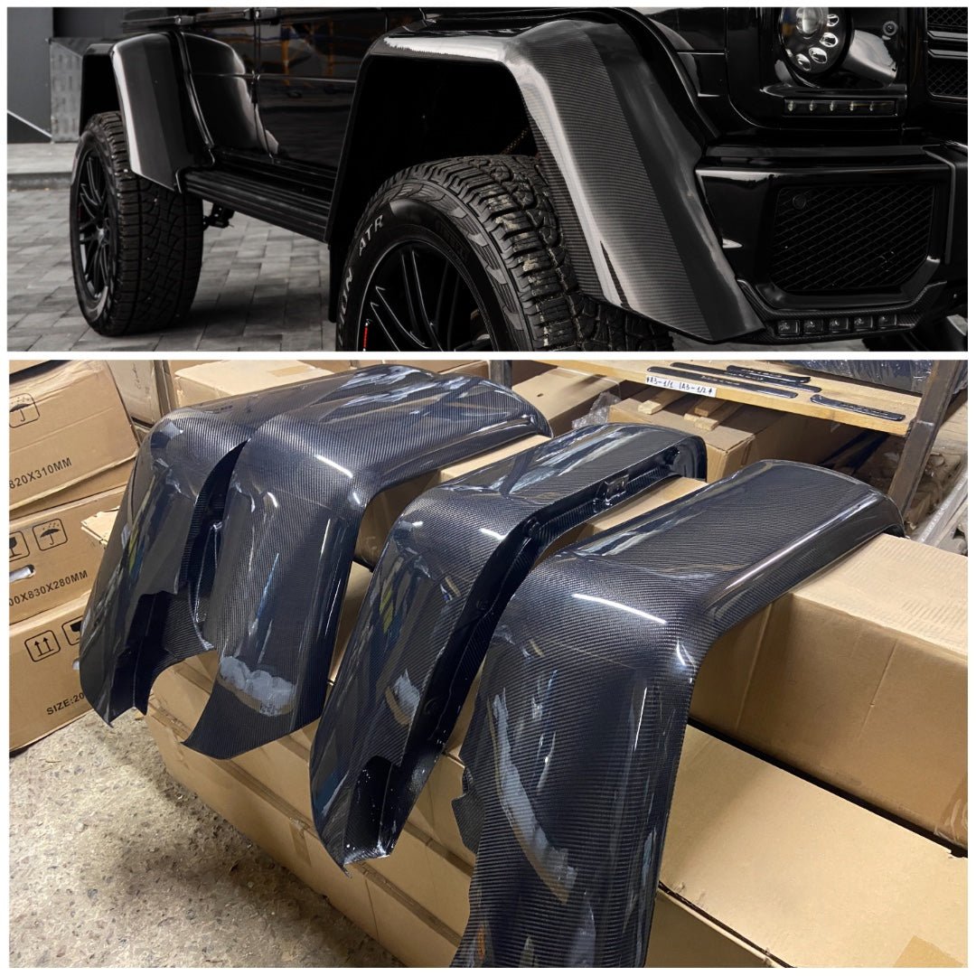 Carbon fiber fender flares Brabus for Mercedes-Benz W463 G-Wagon 4x4 Squared - Custom Class