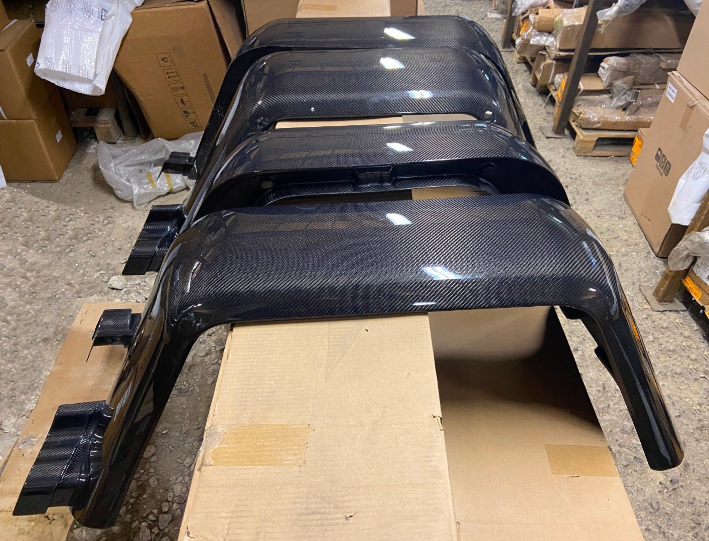 Carbon fiber fender flares Brabus for Mercedes-Benz W463 G-Wagon 4x4 Squared - Custom Class