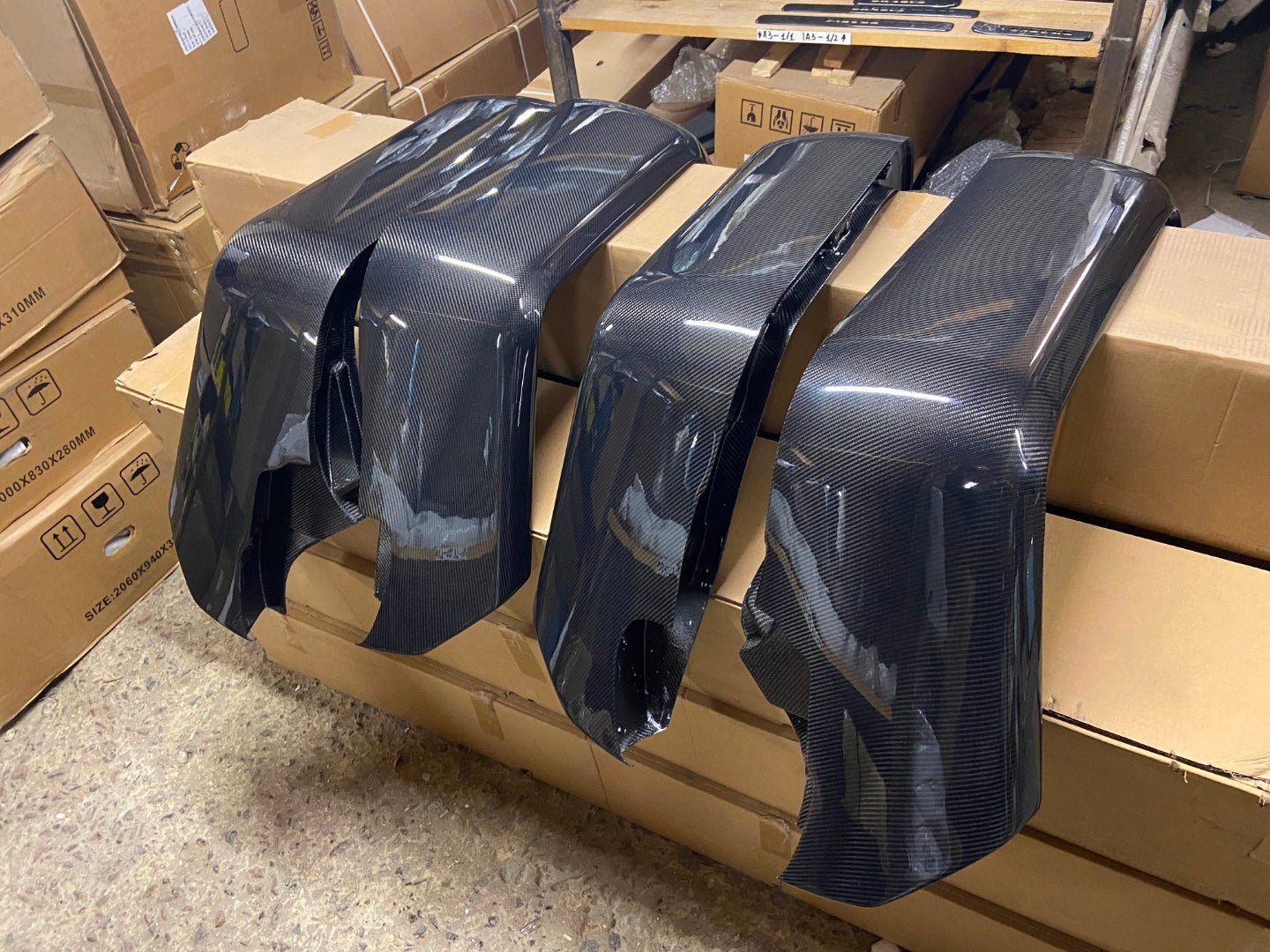 Carbon fiber fender flares Brabus for Mercedes-Benz W463 G-Wagon 4x4 Squared - Custom Class