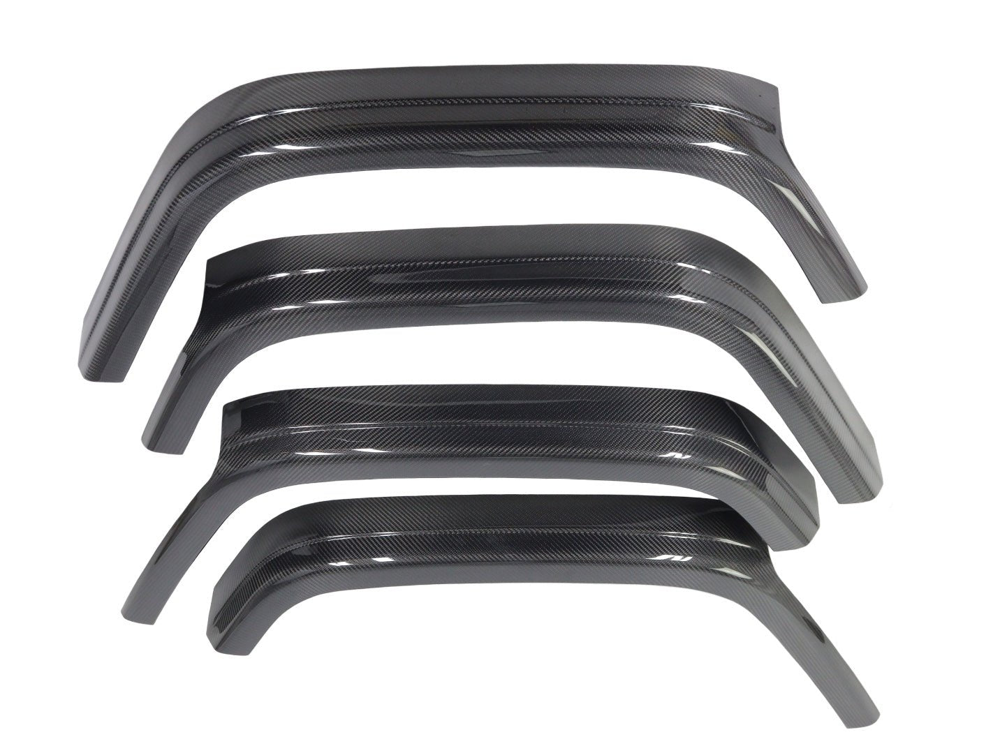 Carbon fiber fender flares extensions covers Brabus G900 Rocket style for Mercedes-Benz G-Class W463A - Custom Class