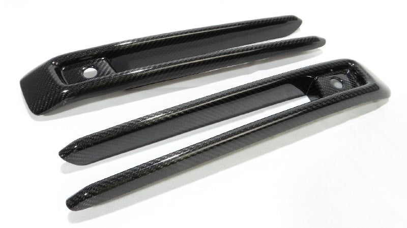 Carbon fiber front AMG bumper fog lights covers for Mercedes-Benz G-Class W463A - Custom Class