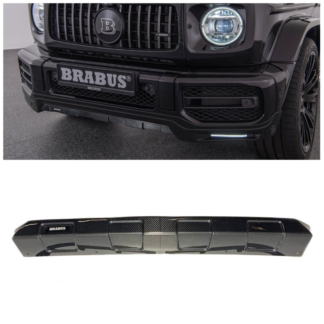 Carbon front AMG diffuser for G63 bumper lip spoiler Mercedes-Benz W463a G-Class - Custom Class