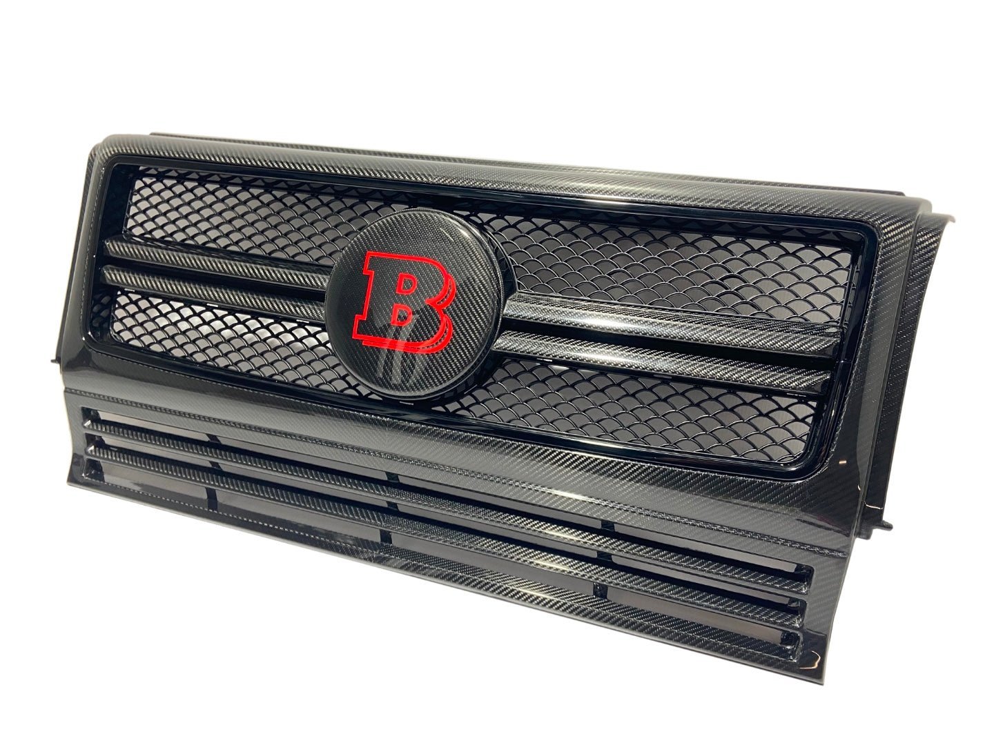 Carbon Fiber Front Brabus Grille complete for Mercedes-Benz G-Wagon W463 - Custom Class