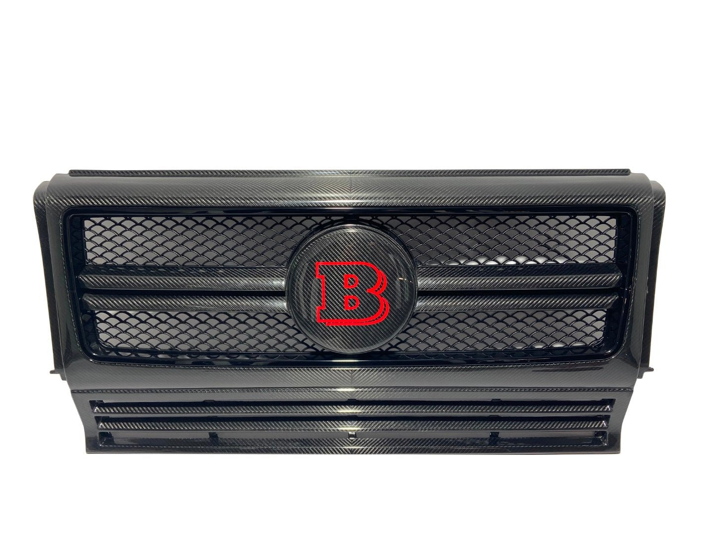 Carbon Fiber Front Brabus Grille complete for Mercedes-Benz G-Wagon W463 - Custom Class