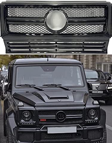Carbon Fiber Front Grille Frame Set for Mercedes-Benz G-Wagon G-Class W463 G63 G55 G500 - Custom Class