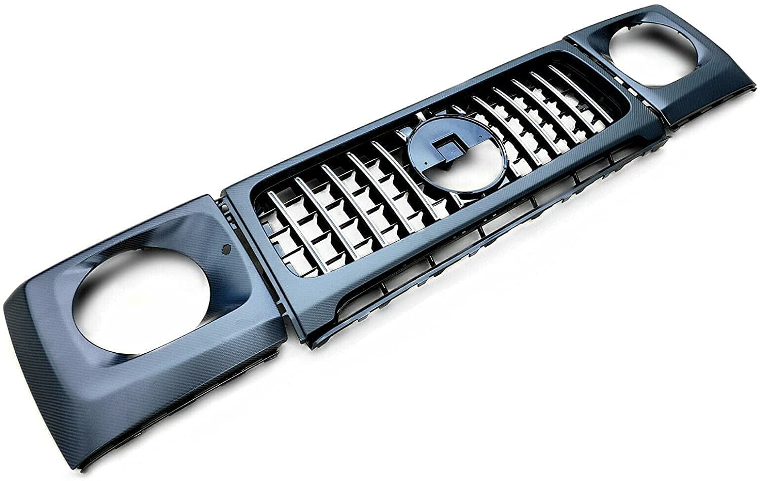 Carbon Fiber Front Grille Headlight Covers Set for Mercedes-Benz G-Wagon G-Class W463A W464 G63 G55 - Custom Class