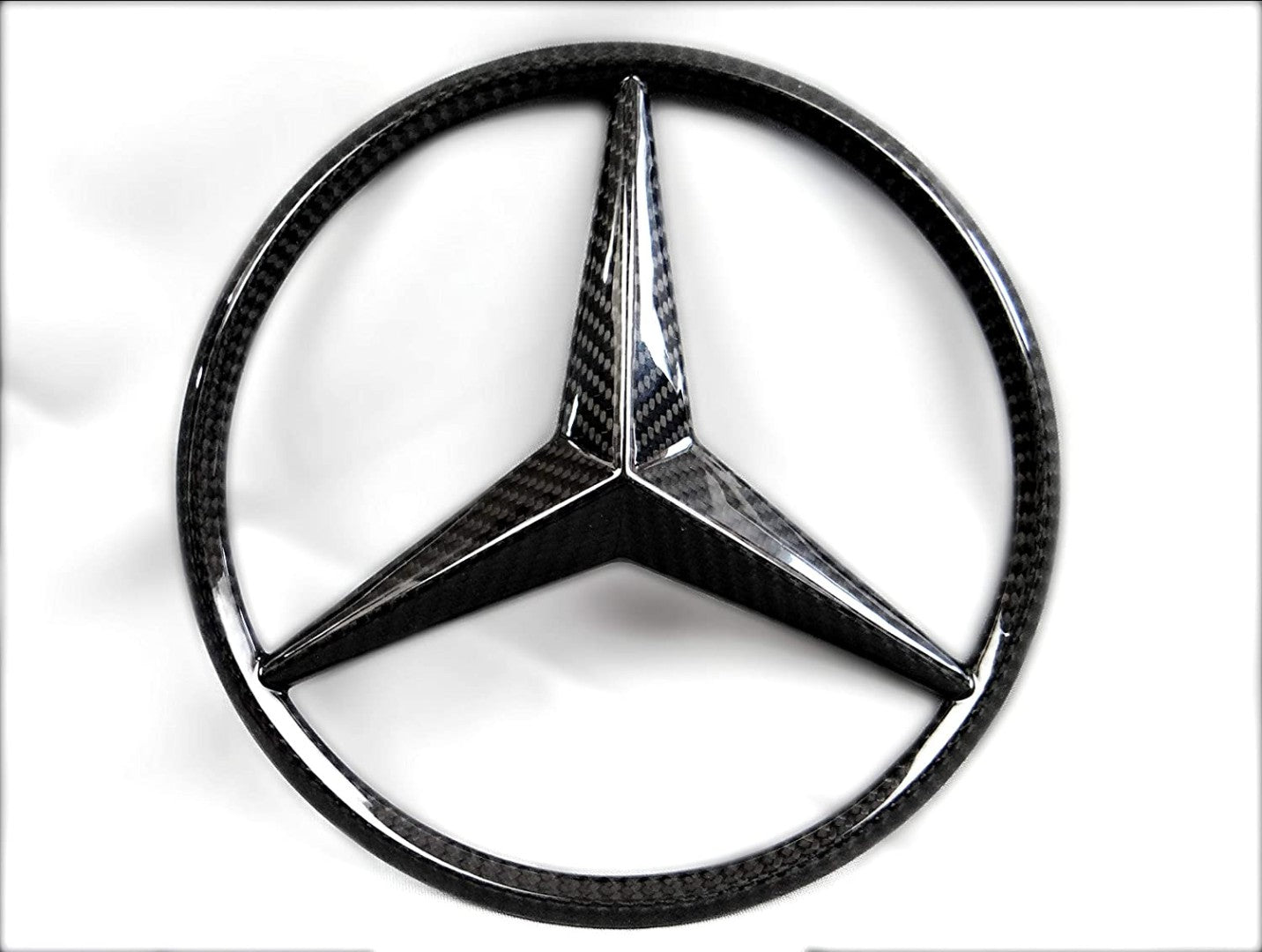 Carbon fiber front grille star style badge logo emblem for Mercedes-Benz W463 G-Class G-Wagon - Custom Class