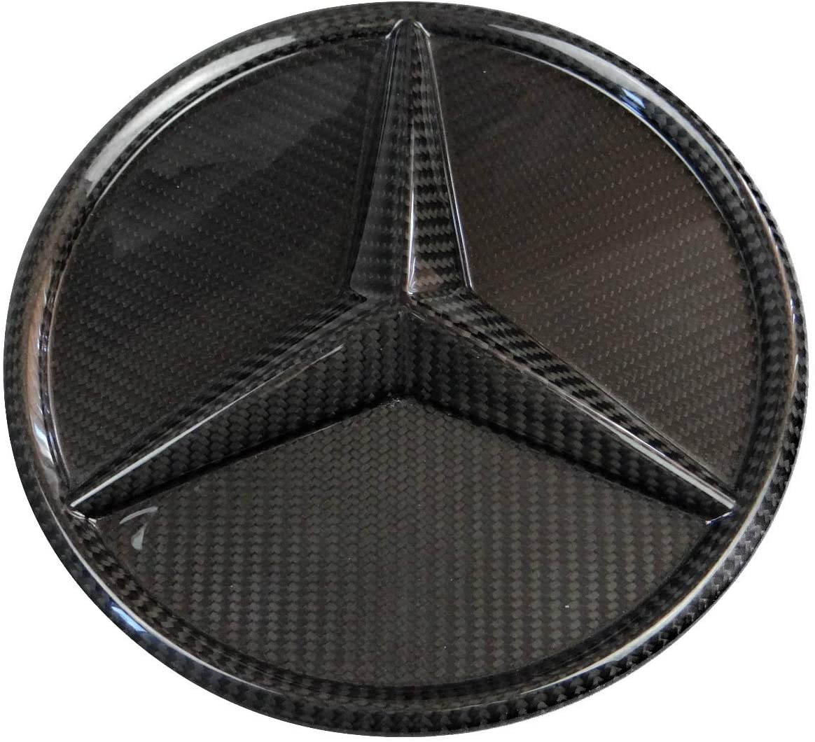 Carbon fiber front grille star style solid badge logo emblem for Mercedes-Benz W463 G-Class G-Wagon - Custom Class