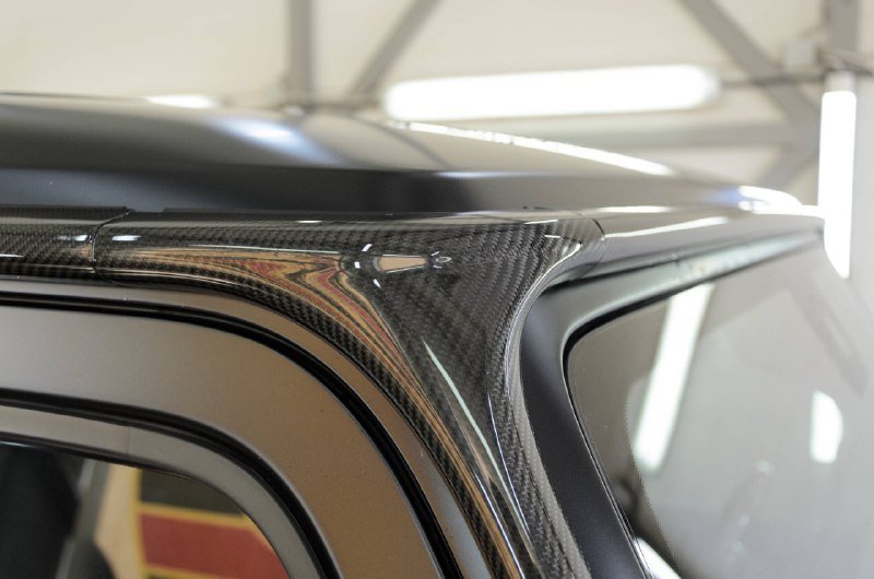 Carbon fiber front window frame Covers (A pillar) for Mercedes-Benz G-Class W463A W464 3 pcs Set - Custom Class