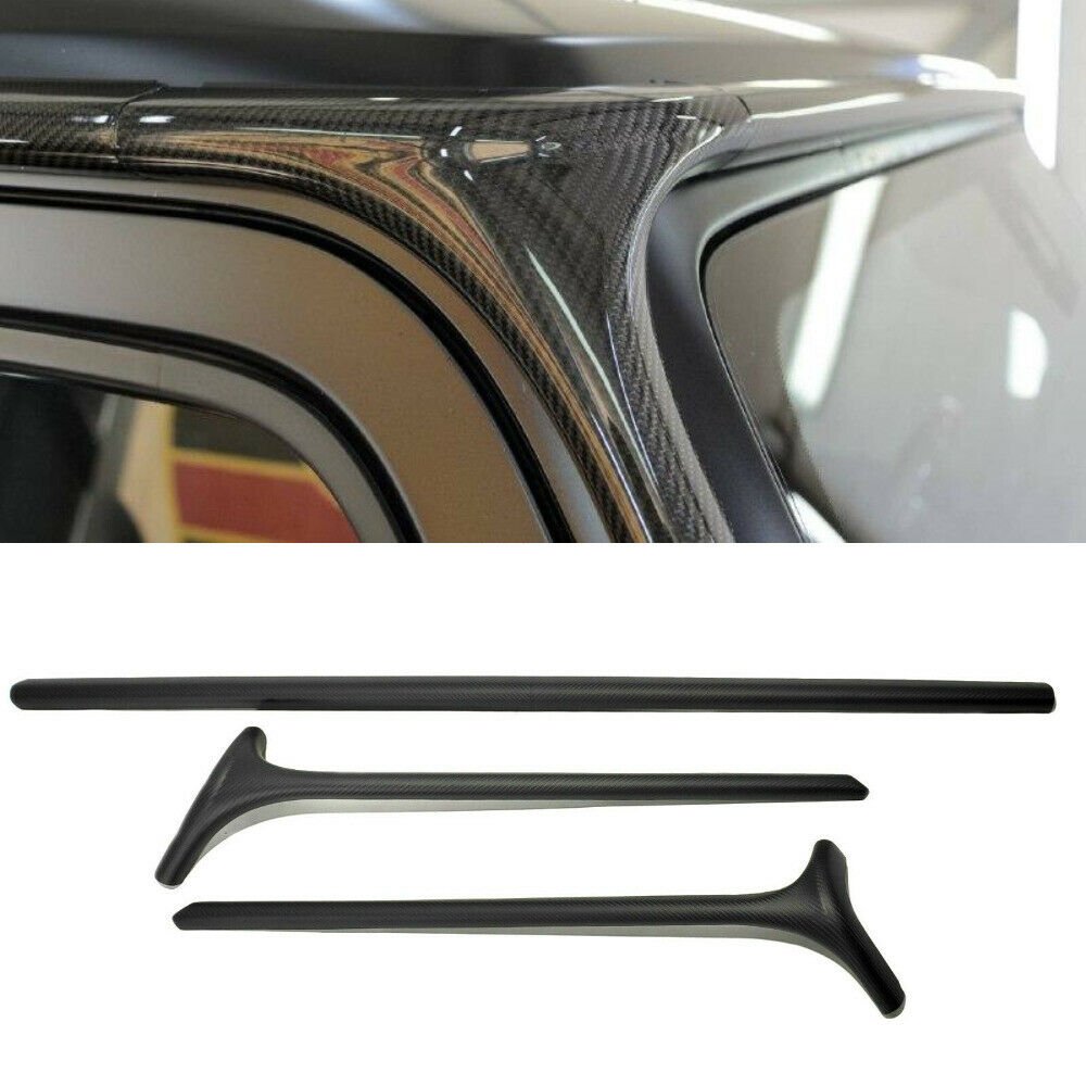 Carbon fiber front window frame Covers (A pillar) for Mercedes-Benz G-Class W463A W464 3 pcs Set - Custom Class