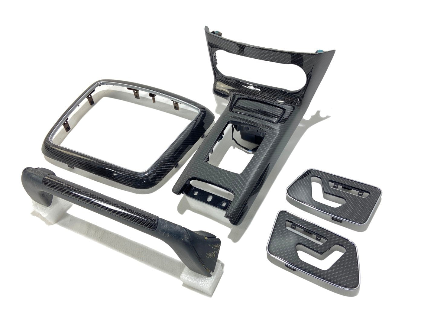 Carbon fiber interior dashboard panels trim replacement for Mercedes-Benz W463 - Custom Class