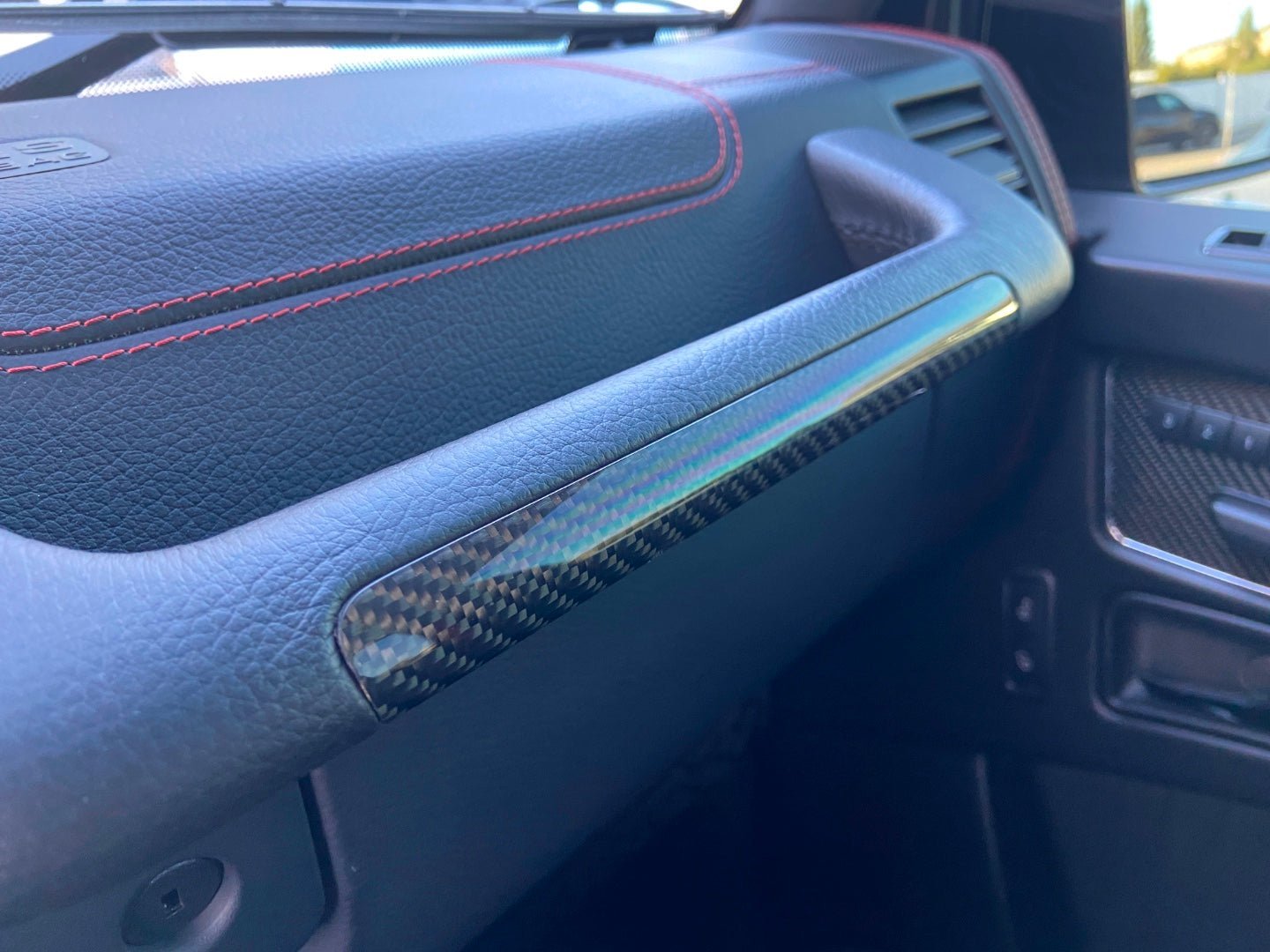 Carbon fiber interior dashboard panels trim replacement for Mercedes-Benz W463 - Custom Class