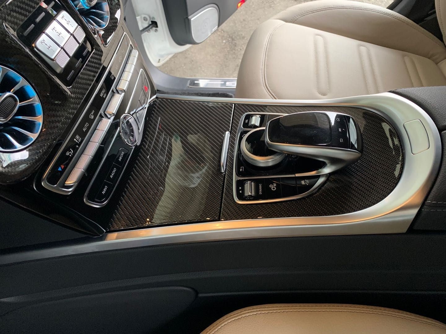 Carbon fiber interior trims for Mercedes-Benz W463A W464 G-Class - Custom Class