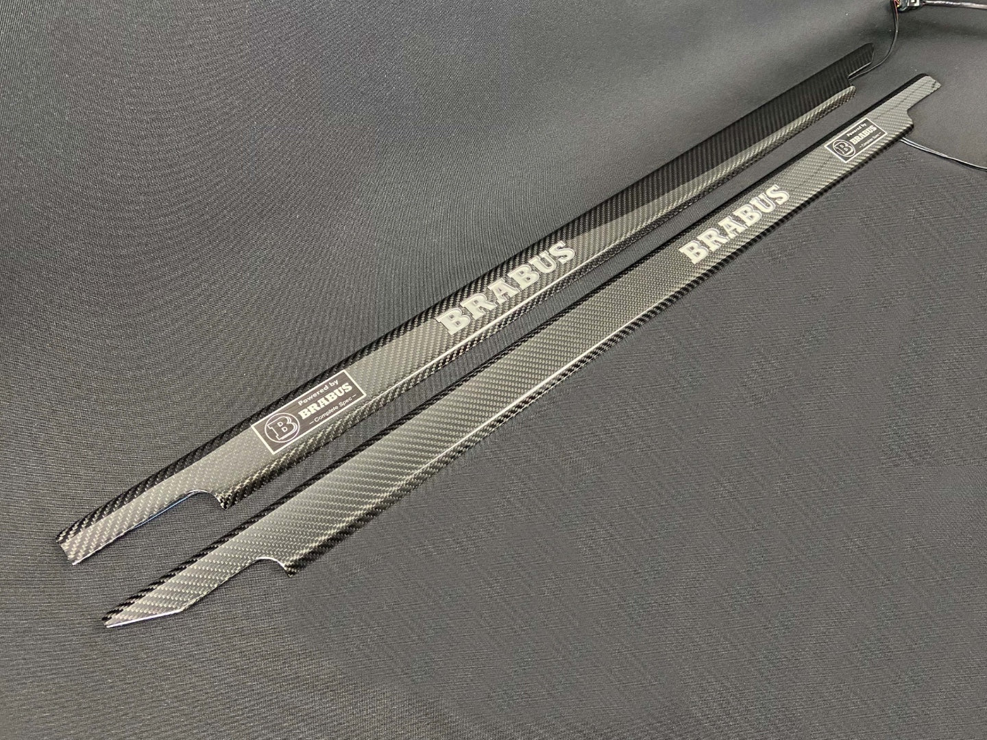 Carbon fiber LED Illuminated Brabus Door Sills 2 pcs for Mercedes-Benz G W463 3-door G-Class - Custom Class