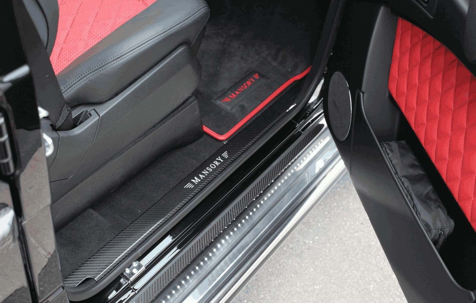 Carbon fiber Mansory illuminated entrance panels for Mercedes-Benz W463 - Custom Class