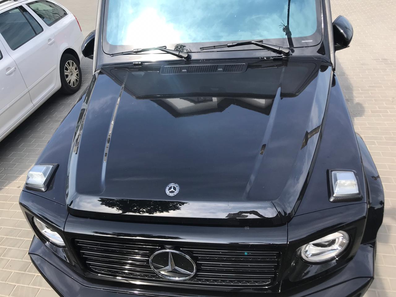 Carbon fiber markers turn signal trim frames for Mercedes-Benz G-Class W463A - Custom Class