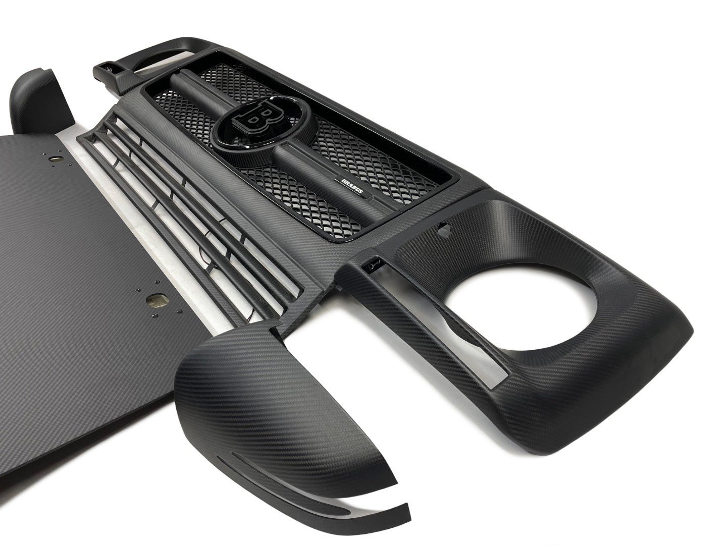 Carbon fiber matte design front facelift upgrade kit for Mercedes W463 G55 G63 G500 - Custom Class