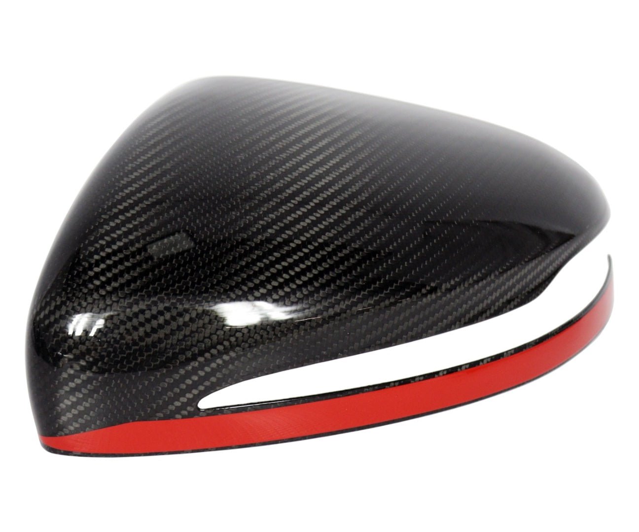 Carbon Mirror Covers with Red Stripe for Mercedes-Benz G-Class W463A - Custom Class
