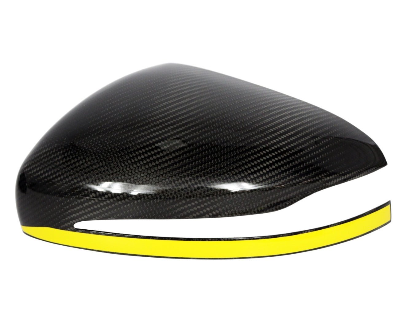 Carbon Mirror Covers with Yellow Stripe for Mercedes-Benz G-Class W463A - Custom Class