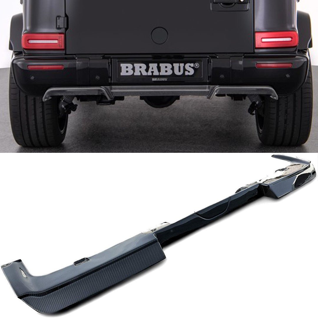 Carbon fiber rear AMG bumper diffuser for Mercedes-benz w463a g-wagon g-class - Custom Class