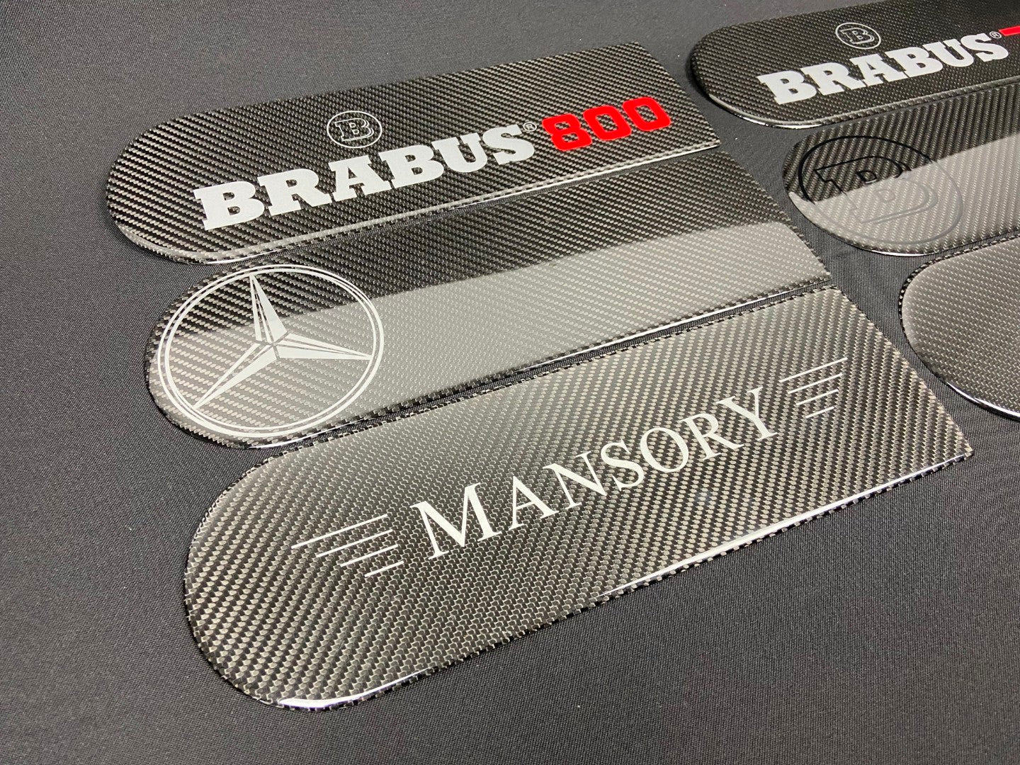 Carbon fiber rear spare tire wheel cover badge emblem logo AMG for Mercedes-Benz W463 W463A W464 G-Class G-Wagon - Custom Class