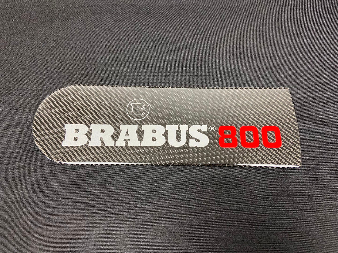 Carbon fiber rear spare tire wheel cover badge emblem logo Brabus 800 for Mercedes-Benz W463 W463A W464 G-Class G-Wagon - Custom Class