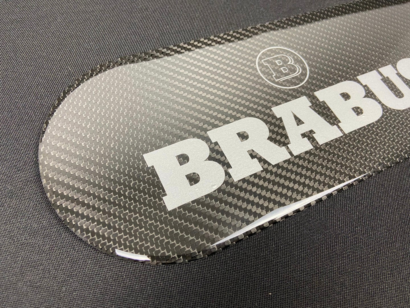 Carbon fiber rear spare tire wheel cover badge emblem logo Brabus 800 for Mercedes-Benz W463 W463A W464 G-Class G-Wagon - Custom Class