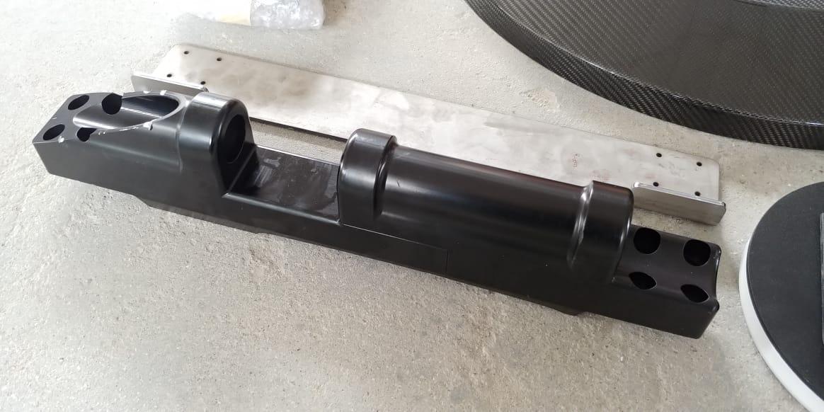 Carbon fiber rear spare wheel cover complete for Mercedes-Benz W463 G-Wagon 4x4 Squared - Custom Class