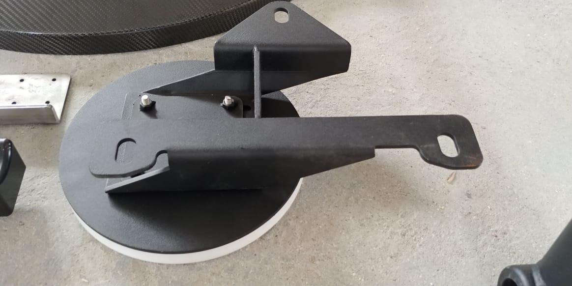 Carbon fiber rear spare wheel cover complete for Mercedes-Benz W463 G-Wagon 4x4 Squared - Custom Class