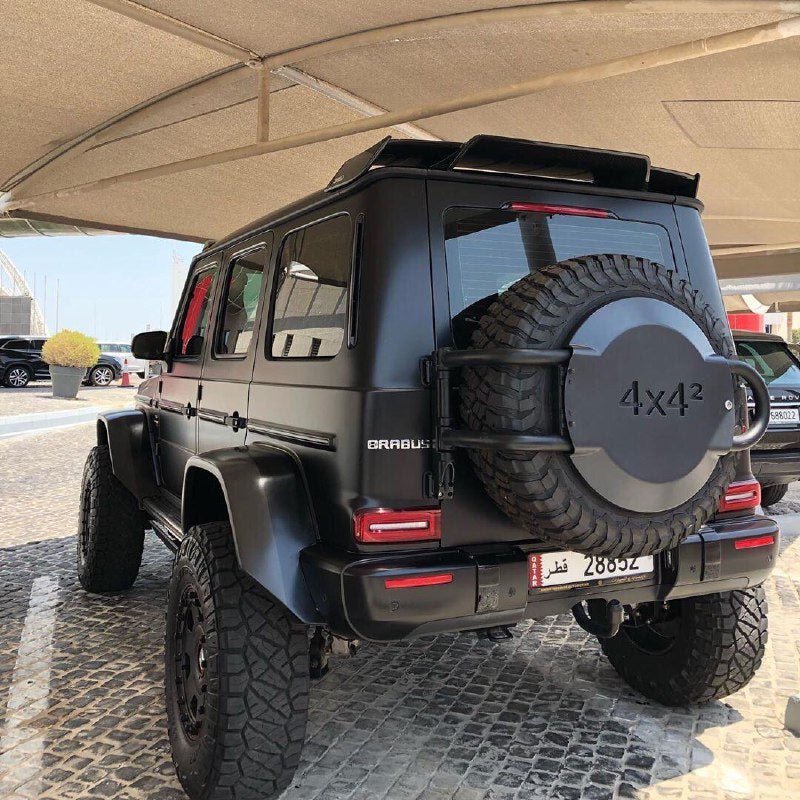 Carbon fiber rear spare wheel cover for Mercedes-Benz W463a W464 G-Wagon 4x4 Squared - Custom Class