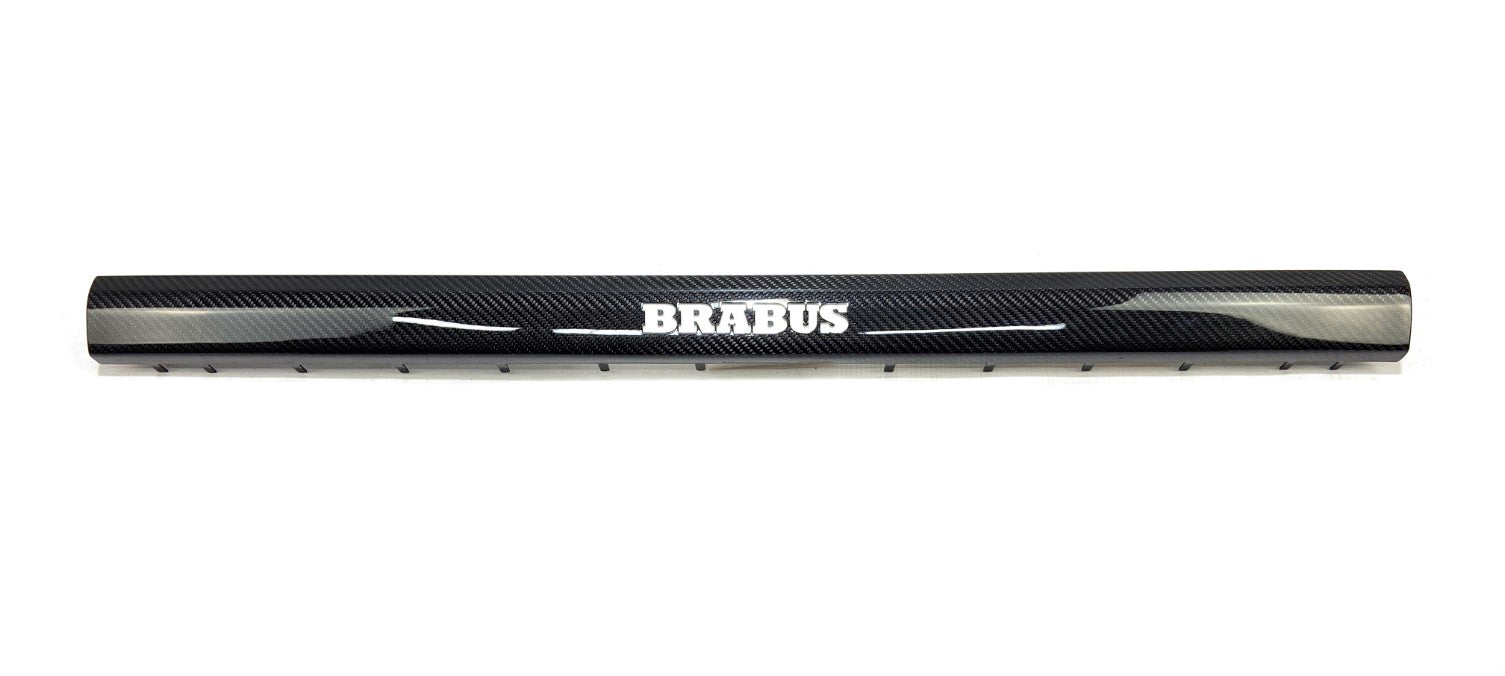 Carbon fiber rear trunk door sill scuff plate Brabus LED illuminated for Mercedes-Benz G-Class G-Wagon W463A - Custom Class