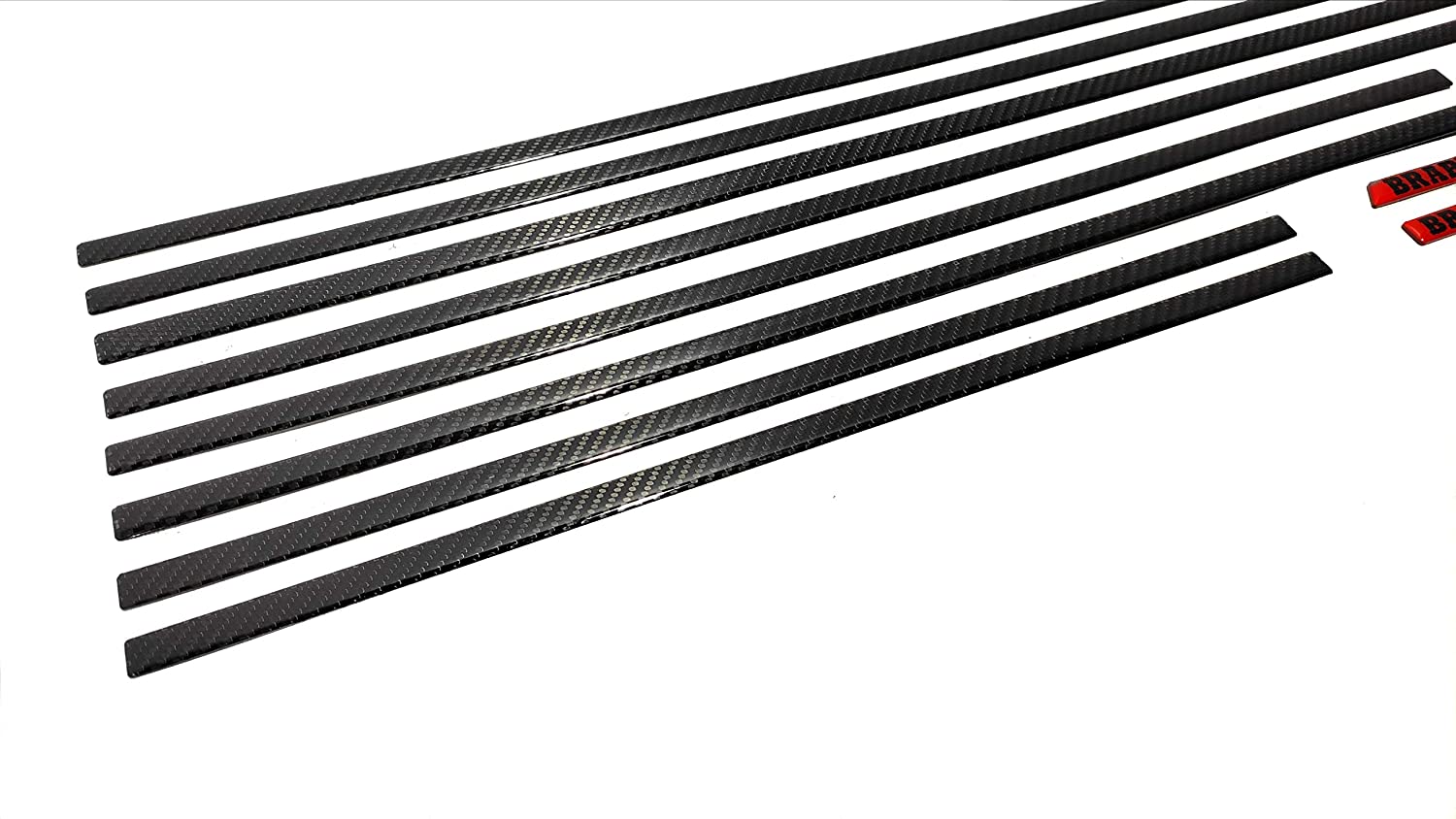 Carbon fiber side body mouldings insertions Brabus for Mercedes-Benz G-Class W463A 10 pcs set - Custom Class