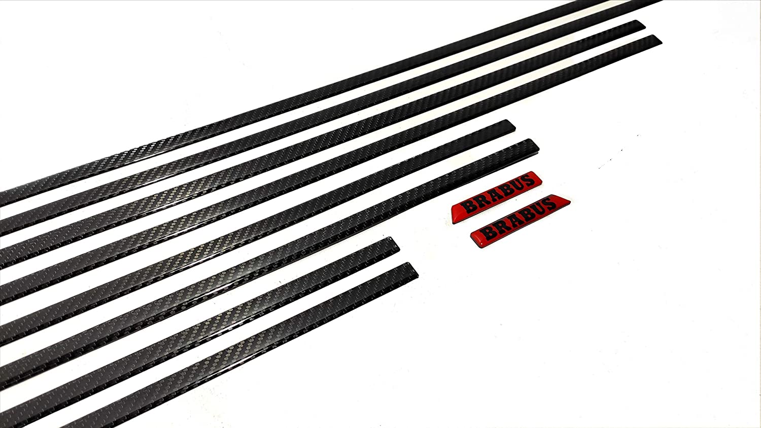 Carbon fiber side body mouldings insertions Brabus for USA SPEC CAR Mercedes-Benz G-Class W463A W464 10 pcs set - Custom Class
