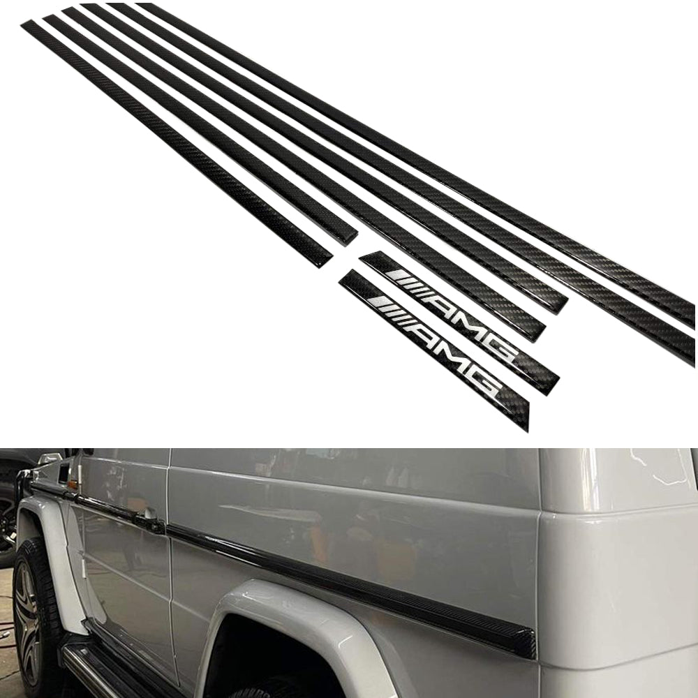 Carbon fiber side moulding insertions AMG for 3-door Mercedes-Benz W463 G-Class - Custom Class