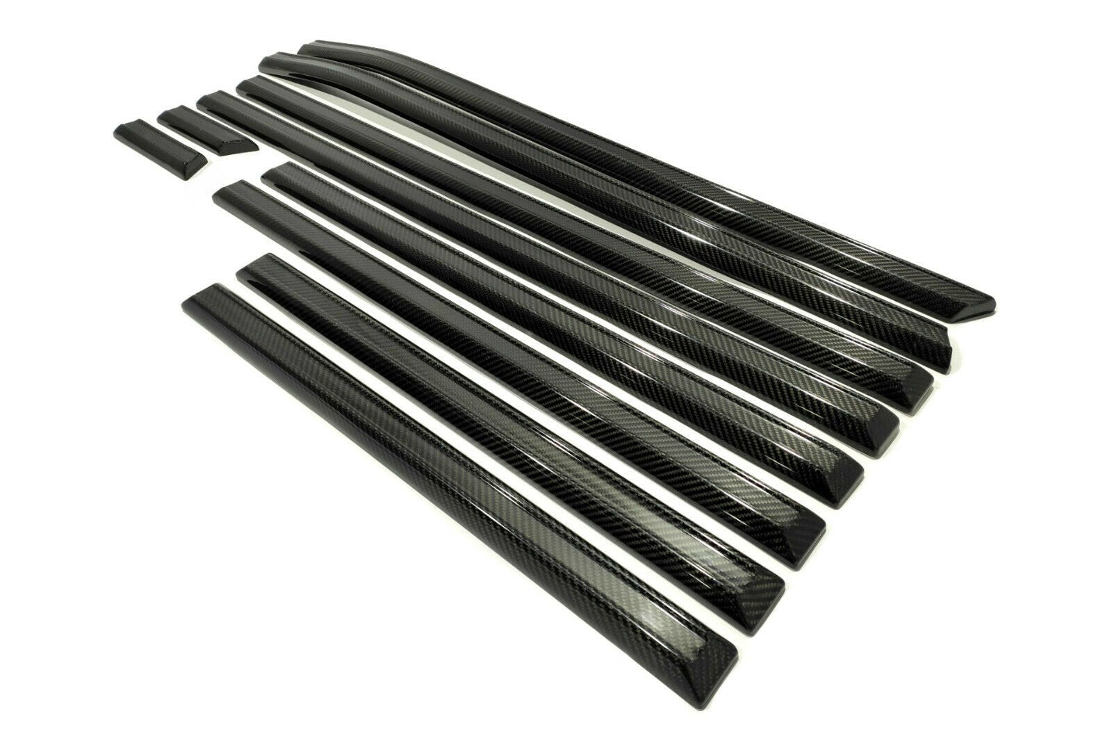Carbon fiber side mouldings for 3-door Mercedes-Benz W463 G-Class - Custom Class