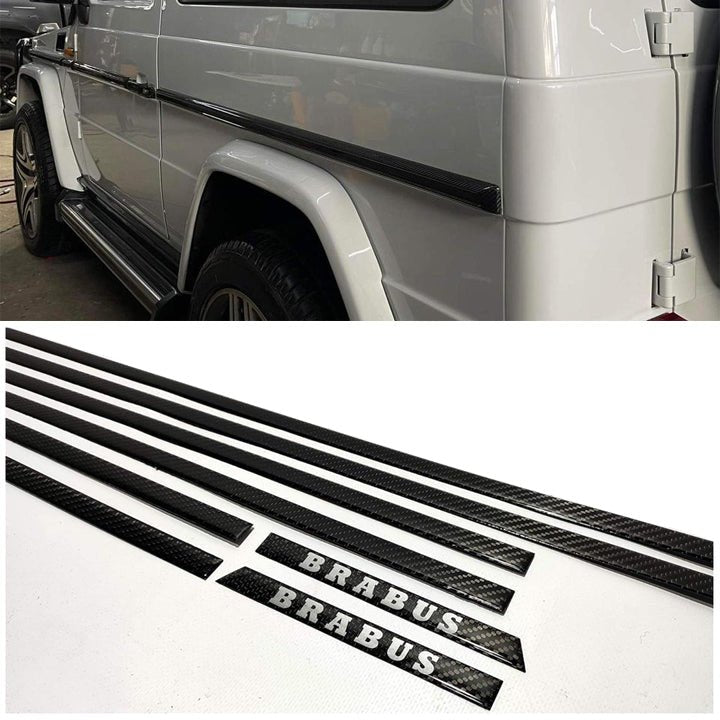 Carbon fiber side mouldings insertions Brabus for 3-door Mercedes-Benz W463 G-Class - Custom Class