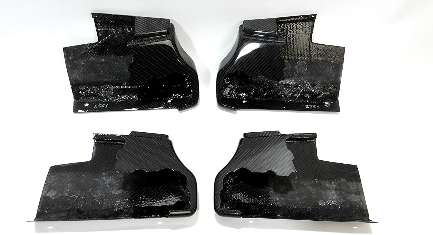 Carbon fiber side steps corner flaps edges for Mercedes-Benz W463a W464 - Custom Class