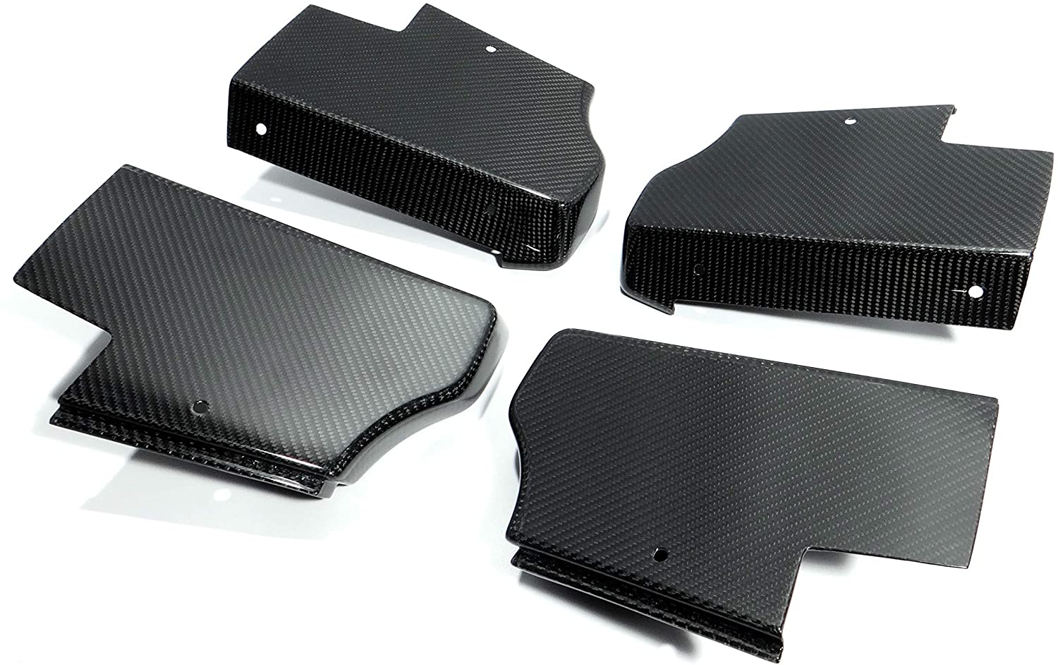 Carbon fiber side steps corner flaps edges for Mercedes-Benz W463a W464 - Custom Class