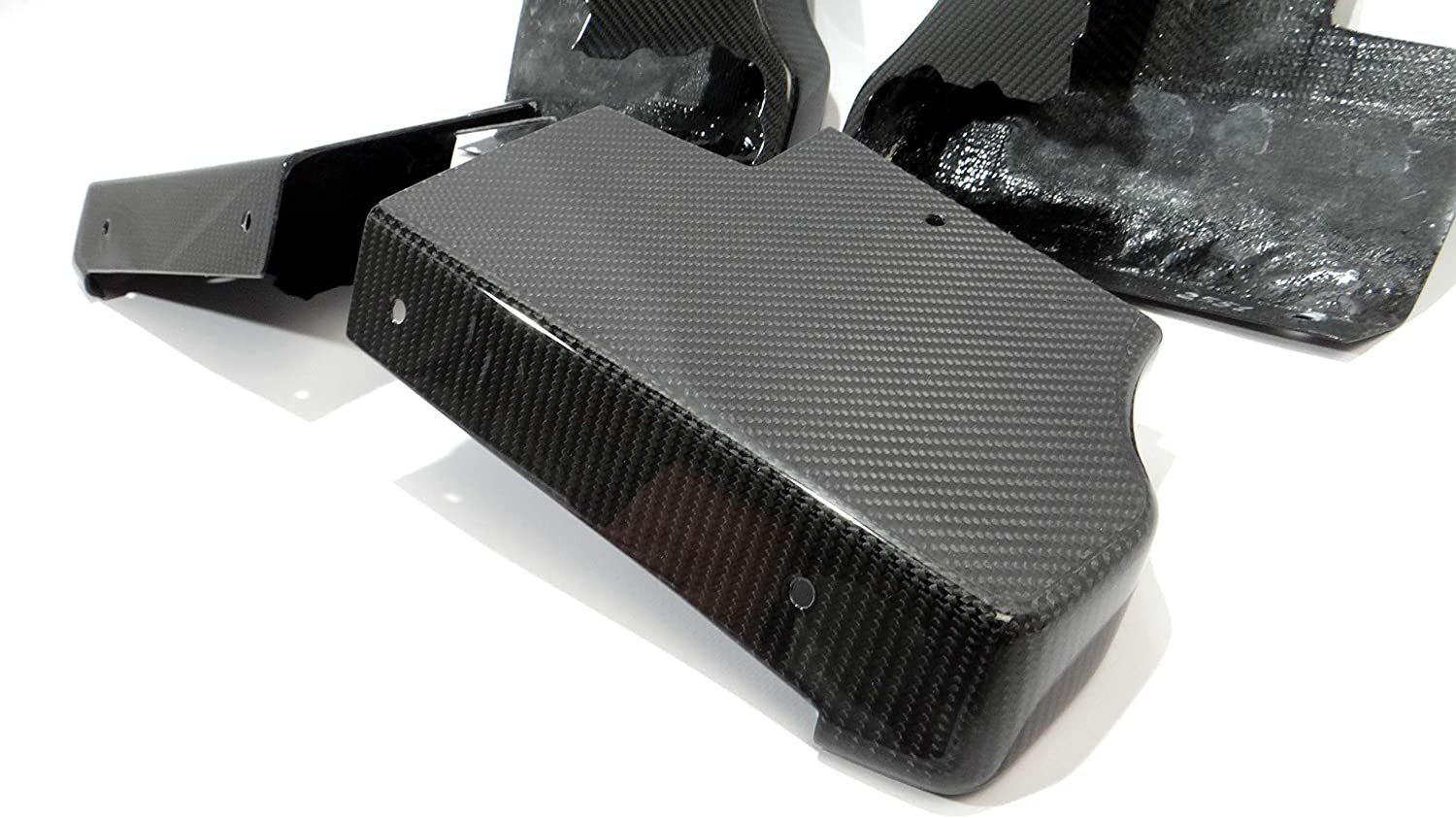 Carbon fiber side steps corner flaps edges for Mercedes-Benz W463a W464 - Custom Class