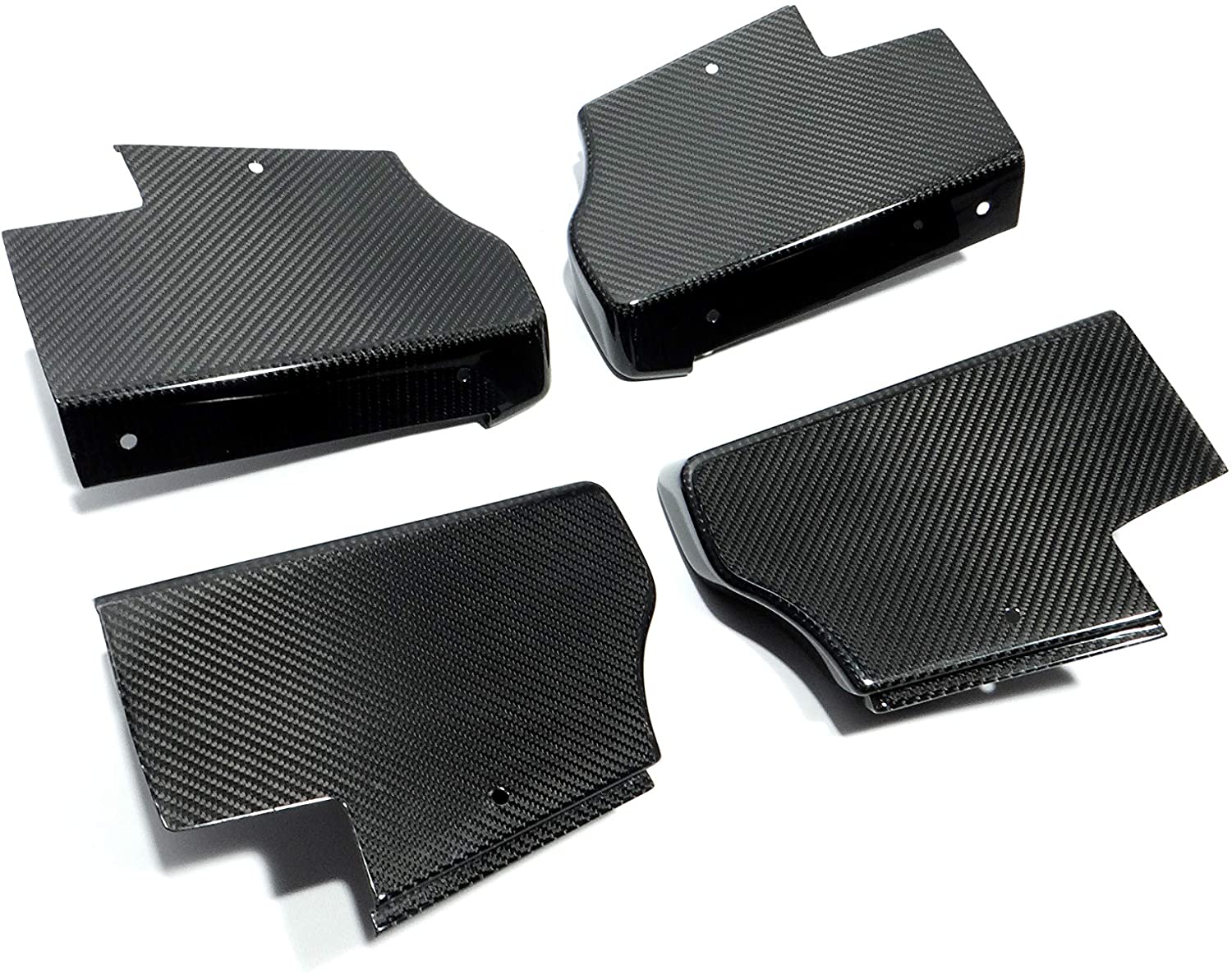 Carbon fiber side steps corner flaps edges for Mercedes-Benz W463a W464 - Custom Class