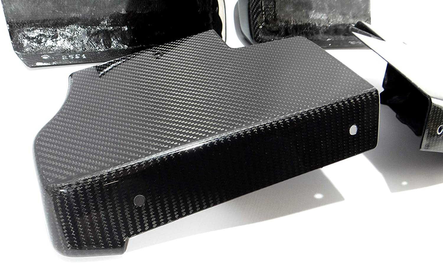 Carbon fiber side steps corner flaps edges for Mercedes-Benz W463a W464 - Custom Class